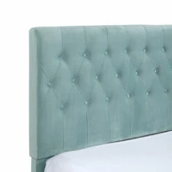 Emerald Home Beds Blue Upholstered Bed, Full