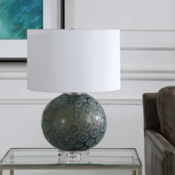 Budget ๐ Accessories Uttermost Agate Slice Charcoal Table Lamp โ 17 Accessories Uttermost Agate Slice Charcoal Table Lamp