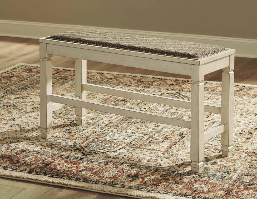 Discount ⌛ Ashley Furniture Bolanburg - Beige - Dbl Counter Uph Bench (1/cn) 💯 4 Ashley Furniture Bolanburg - Beige - Dbl Counter Uph Bench (1/cn)