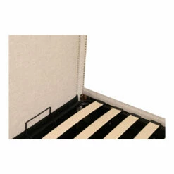 Moe's Home Collection Kenzo Storage Bed King Ecru Beds