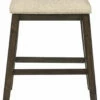 Promo 👏 Ashley Furniture Rokane - Light Brown - Upholstered Stool (2/cn) Stools 🔔 2 Ashley Furniture Rokane - Light Brown - Upholstered Stool (2/cn) Stools