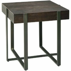 Ashley Furniture Drewing - Light Brown - Square End Table Tables