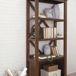 Ashley Furniture Baldridge - Rustic Brown - Large Bookcase Bookcases