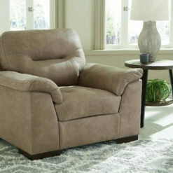Signature Design By Ashley® Maderla - Pebble - 2 Pc. - Chair, Ottoman Chair & Ottoman Sets
