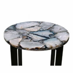 Moe's Home Collection Blanca Agate Accent Table