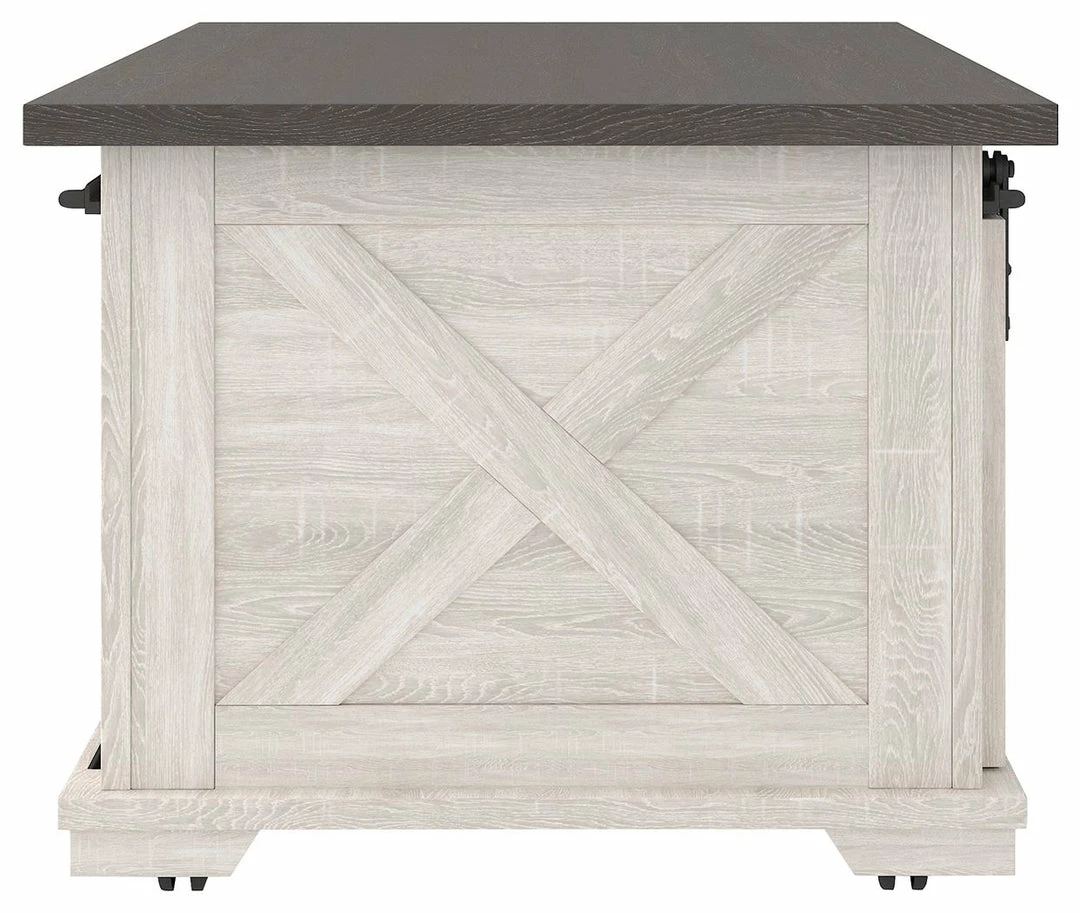 Top 10 🔥 Ashley Furniture Dorrinson - White / Black / Gray - Rectangular Cocktail Table 😀 6 Ashley Furniture Dorrinson - White / Black / Gray - Rectangular Cocktail Table