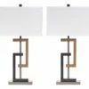Ashley Furniture Syler - Best Premium Finish - Poly Table Lamp (2/CN)