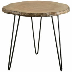 Uttermost Runay Wood Slab Side Table Tables