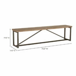 Cheapest ๐ Moe's Home Collection Benches Sierra Bench ๐ 15 Moe's Home Collection Benches Sierra Bench
