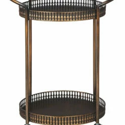 Ashley Furniture Clarkburn - Bronze Finish - Bar Cart Bars & Bar Carts