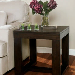 Ashley Furniture Watson - Dark Brown - Square End Table