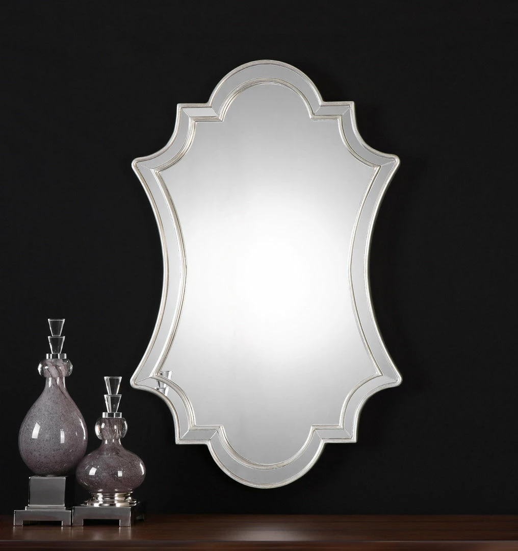 Cheap 🥰 Uttermost Elara Antiqued Silver Wall Mirror 🌟 4 Uttermost Elara Antiqued Silver Wall Mirror