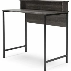 Ashley Furniture Desks Freedan - Grayish Brown - Home Office Desk - Top-shelf