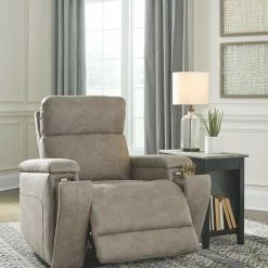 Ashley Furniture Rowlett - Fog - Pwr Recliner/adj Headrest