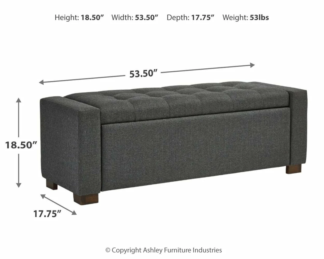 Best Pirce ๐ฅฐ Ashley Furniture Benches Cortwell - Gray - Storage Bench ๐ 7 Ashley Furniture Benches Cortwell - Gray - Storage Bench
