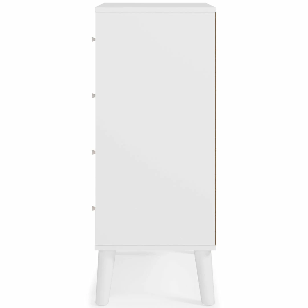 Hot Sale ❤️ Ashley Furniture Piperton - Brown / White - Four Drawer Chest 🎉 8 Ashley Furniture Piperton - Brown / White - Four Drawer Chest