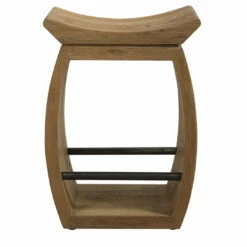 Uttermost Connor Modern Wood Counter Stool Stools