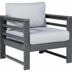 Ashley Furniture Amora - Charcoal Gray - Lounge Chair W/cushion (2/cn)