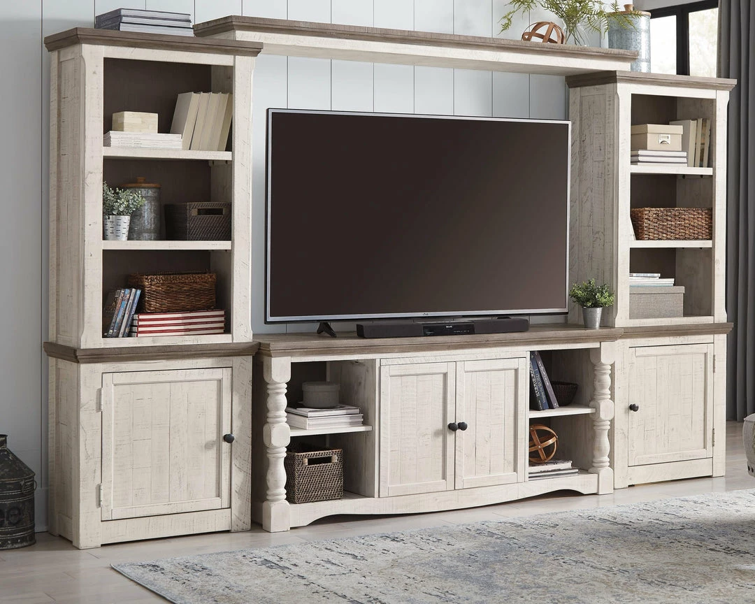Buy 🎁 Signature Design By Ashley® Havalance - Two-tone - 4 Pc. - Entertainment Center - 67" Tv Stand ✔️ 3 Signature Design By Ashley® Havalance - Two-tone - 4 Pc. - Entertainment Center - 67" Tv Stand