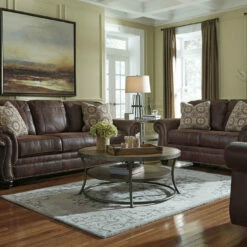 Benchcraft® Living Room Sets Breville - Espresso - Sofa, Loveseat, Rocker Recliner