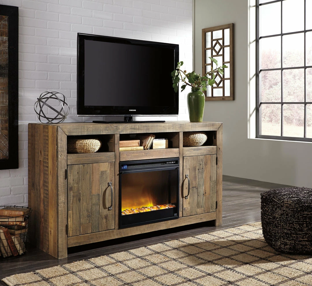 Cheap 😀 Signature Design By Ashley® Sommerford - Ultimate Best In Class 62" TV Stand With Fireplace Insert Glass/Stone 👏 3 Signature Design By Ashley® Sommerford - Ultimate Best In Class 62" TV Stand With Fireplace Insert Glass/Stone