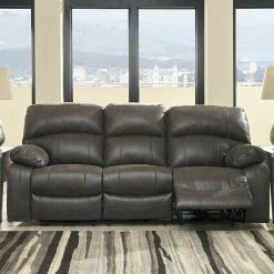 Ashley Furniture Dunwell - Handsome Crackle - Power Reclining Sofas Reclining Furniture