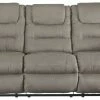 Ashley Furniture Mccade - Cobblestone - Reclining Sofa Reclining Furniture