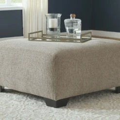Ashley Furniture Ottomans Baranello - Stone - Oversized Accent Ottoman