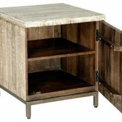 Ashley Furniture Laddford - Whitewash - Accent Cabinet - Shelf