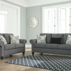 Ashley Furniture Agleno - Charcoal - Loveseat