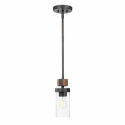 Uttermost Atwood 1 Light Industrial Mini Pendant