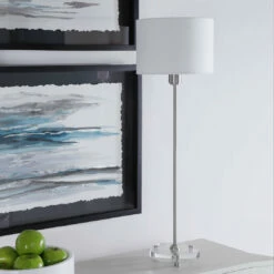 Uttermost Wick Nickel Buffet Lamp Accessories