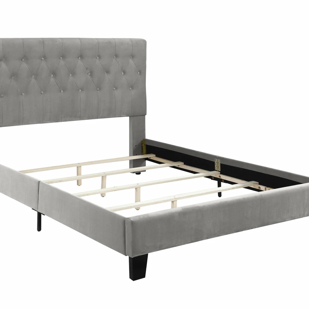 Best Pirce ⭐ Emerald Home Amelia King Upholstered Bed 🥰 4 Emerald Home Amelia King Upholstered Bed