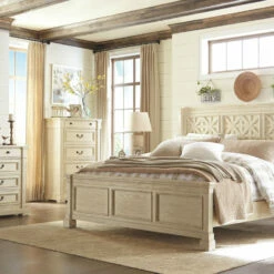 Budget 🌟 Signature Design By Ashley® Bolanburg - Antique White - King Panel Bed ⌛ 11 Signature Design By Ashley® Bolanburg - Antique White - King Panel Bed