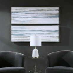 Accessories Uttermost Drifting Abstract Landscape Art, S/2