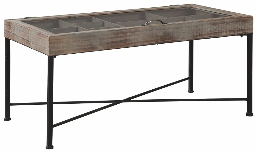 Deals 🔥 Ashley Furniture Shellmond - Antique Gray/black - Accent Cocktail Table Tables 😉 3 Ashley Furniture Shellmond - Antique Gray/black - Accent Cocktail Table Tables