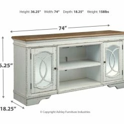 Signature Design By Ashley® Realyn - Chipped White - 2 Pc. - 74