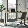 Signature Design By Ashley® Gerdanet - Light Brown - 2 Pc. - Home Office Desk With Swivel Chair