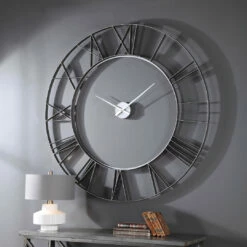 Accessories Uttermost Carroway Art Deco Wall Clock