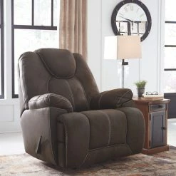 Ashley Furniture Warrior - Coffee - Rocker Recliner