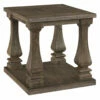 Ashley Furniture Johnelle - Gray - Rectangular End Table Tables