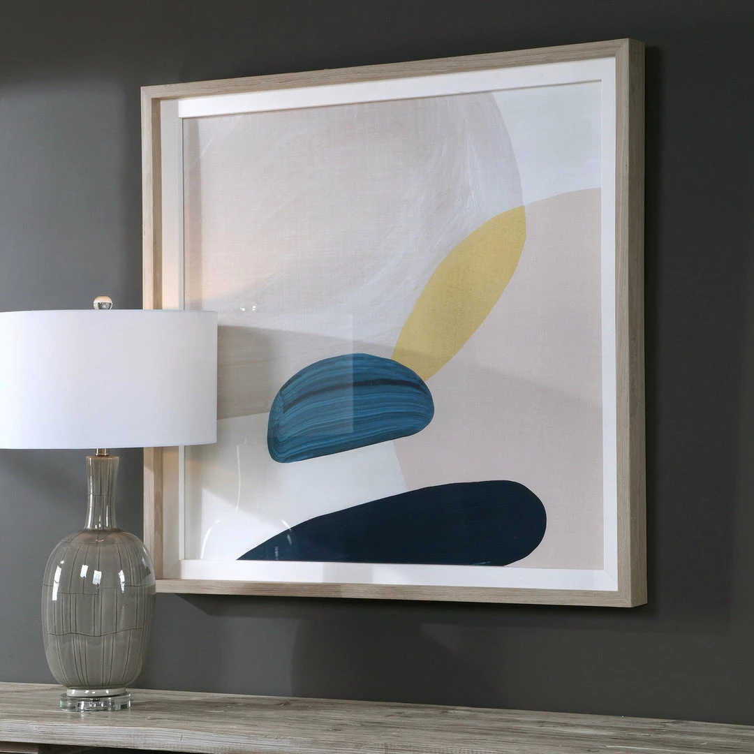 Outlet ๐ Uttermost Pink Pebbles I Framed Print โ 6 Uttermost Pink Pebbles I Framed Print