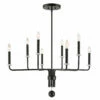Uttermost Ebony Elegance 8 Light Chandelier