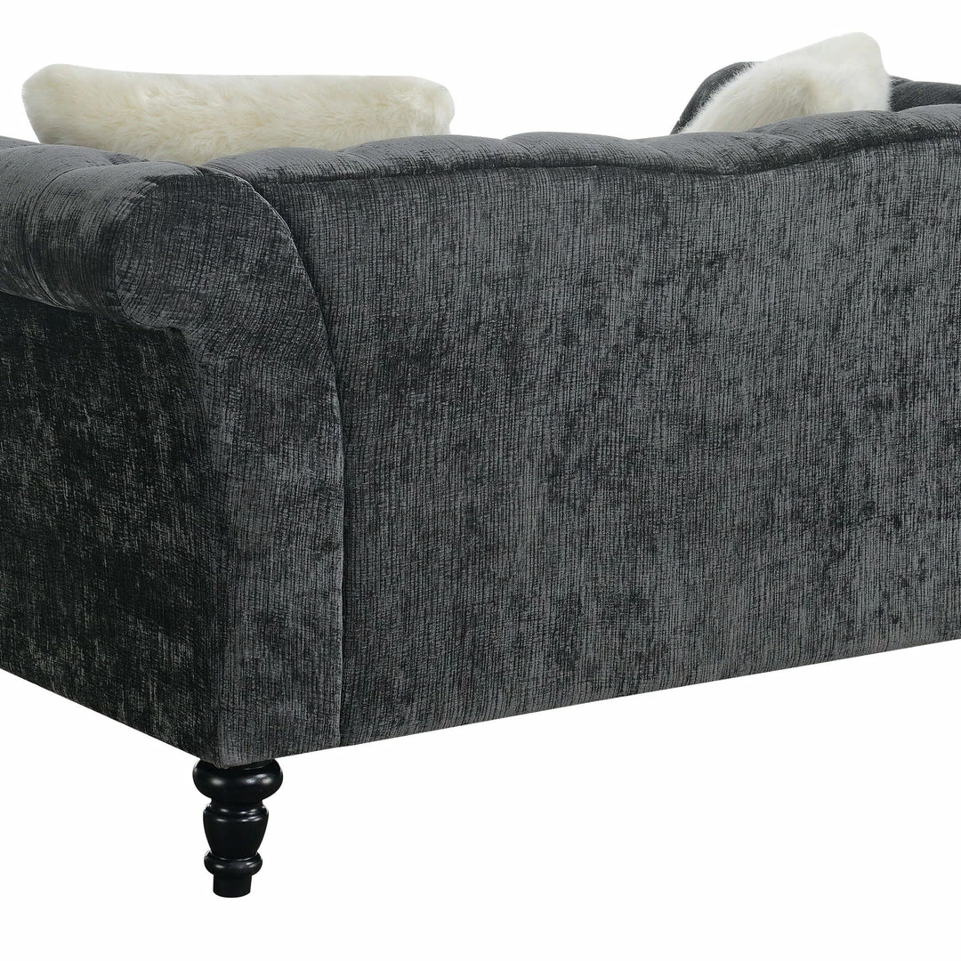 Deals ๐ฅ Emerald Home Hutton II Tufted Loveseat, Gray Loveseats ๐ 7 Emerald Home Hutton II Tufted Loveseat, Gray Loveseats