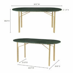 Budget 💯 Moe's Home Collection Verde Marble Dining Table Tables ✨ 10 Moe's Home Collection Verde Marble Dining Table Tables