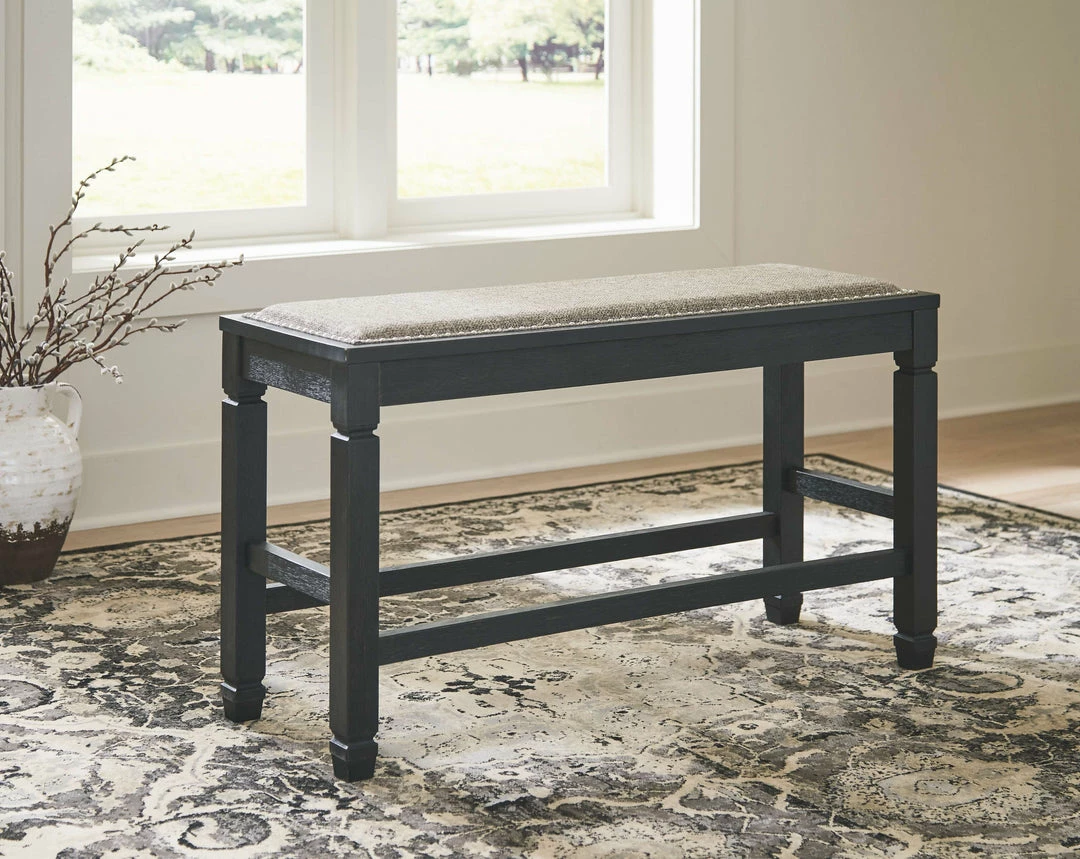Top 10 🧨 Ashley Furniture Tyler - Antique Black - Dbl Counter Uph Bench (1/cn) Benches 👍 5 Ashley Furniture Tyler - Antique Black - Dbl Counter Uph Bench (1/cn) Benches