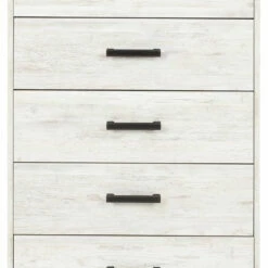 Ashley Furniture Shawburn - Attractive/Charcoal Gray - Three Drawer Chest Chests