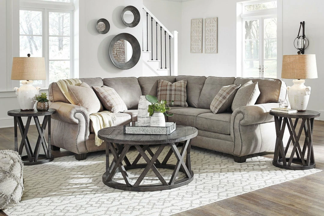 Budget 🤩 Signature Design By Ashley® Sectionals Olsberg - Left Arm Facing Sofa With Corner Wedge, Armless Chair, Right Arm Facing Loveseat Sectional 😀 3 Signature Design By Ashley® Sectionals Olsberg - Left Arm Facing Sofa With Corner Wedge, Armless Chair, Right Arm Facing Loveseat Sectional