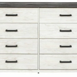 Ashley Furniture Shawburn - Attractive/Charcoal Gray - Six Drawer Dresser Dressers