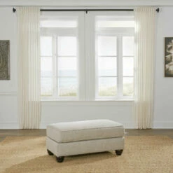 Benchcraft® Ottomans Asanti - Fog - Ottoman